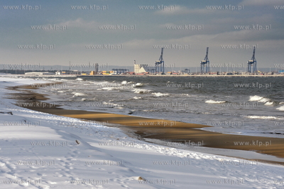 Gdansk. Plaza w Gorkach Zachodnich. W ossali Port Polnocny
20.01.2010
Fot.Jan...