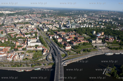 Szczecin z lotu ptaka. 13.05.2009r fot. Kacper Kowalski...