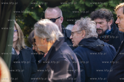 Gdańsk. Cmentarz Łostowicki. Uroczystości pogrzebowe...