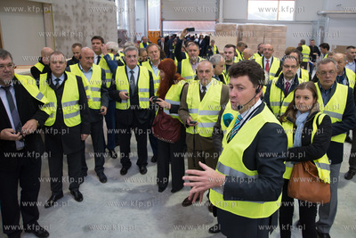 Otwarcie fabryki EKOINBUD w Gdansku. Tomasz Balcerowski...