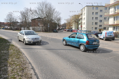 Gdansk Wrzeszcz. Skrzyzowanie ul Rozy Ostrowskiej i...