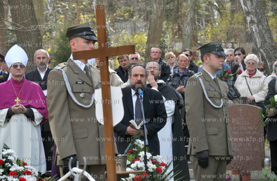 Gdansk. Srebrzysko. Pogrzeb posla, Arkadiusza Rybickiego,...