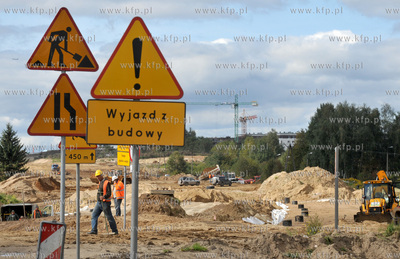 Budowa trasy WZ wzdluz ulicy Kartuskiej na odcinku...