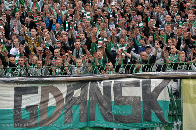 Mecz pilkarski ekstraklasy Lechia Gdansk - Zaglebie...