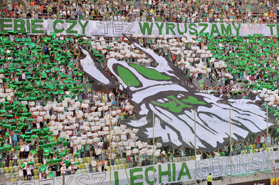 Mecz inauguracyjny na PGE Arena w Gdansku pomiedzy...