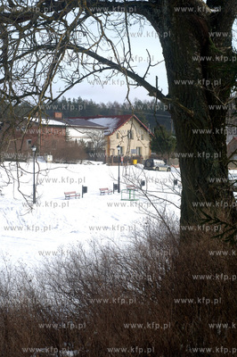 Zima we wsi Sulmin na Kaszubach. 18.02.2012. Fot. Konrad...