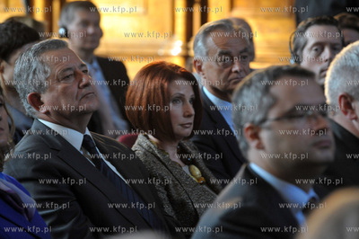 Dwor Artusa w Gdansku. Uroczystosc wreczenia Nagrody...