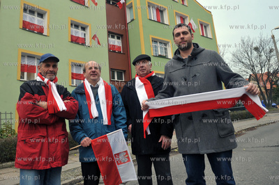 Gdansk. Siedlce. Dzielnicowe obchody Dnia Niepodleglosci,...
