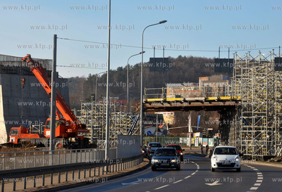 Budowa wiaduktu Pomorskiej Kolei Metropolitalnej nad...