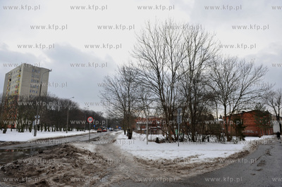 Gdańsk Wrzeszcz, ul. Partyzantów. 20.02.2010 Fot....