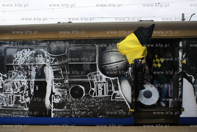 Sopot Kamienny Potok. Specjalny sklad kolejki SKM z...