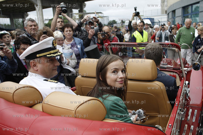 Gdynia. Chrzest promu Stena Spirit, ktory bedzie plywal...