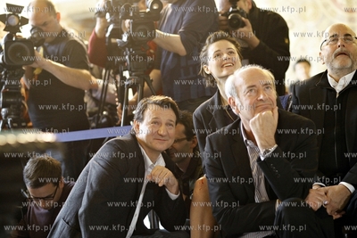 Gdansk. Ratusz Glownego Miasta. Konferencja prasowa...