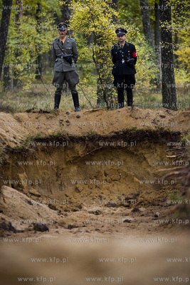 Lasy piaśnickie koło WejherowaPlan zdjęciowy filmu...