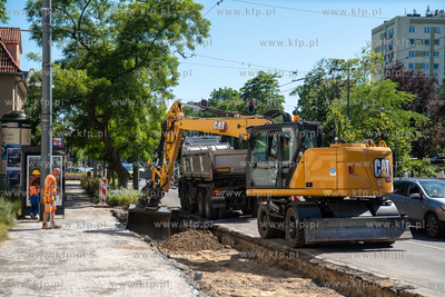 Remont nawierzchni alei Niepodległości w Sopocie....