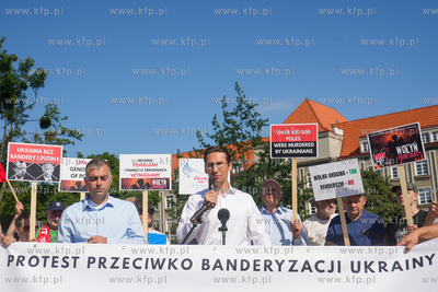 Targ Rybny w Gdańsku Protest aktywistów z Fundacji...