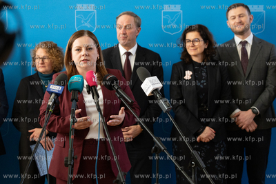 Sopot. Konferencja prasowa samorządowców zrzeszonych...