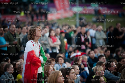 Gdansk. Fanzone - Strefa Kibica. Relacja meczu Mistrzostw...