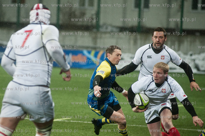 Gdynia. Narodowy Stadion Rugby. Mecz rugby dywizji...
