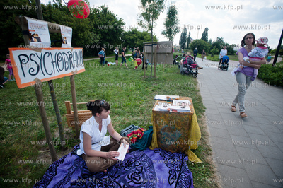 Gdansk. Park im. Ronalda Reagana. Festyn Psychologiczny,...