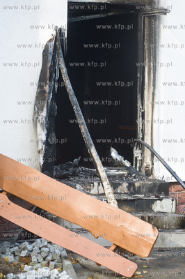 Gdansk. Meczet przy ul. Abrahama, pod drzwiami ktorego...