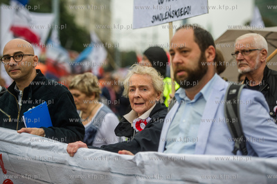 Gdańsk. Manifestacja Komitetu Obrony Demokracji pod...