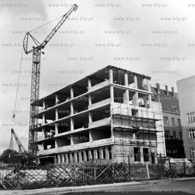 Budowa biurowca przy ulicy Okopowej w Gdansku. 
03.07.1965
0003366z_lipiec1965
Fot....