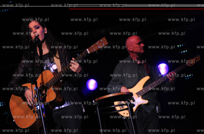 Gdansk. Plac zebran Ludowych. Scena letnia. Koncert...