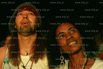 Ostroda Reggae Festiwal 2009. Pod scena (Yaz Alexander...