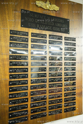 Zatoka Gdanska. Okret Marynarki Wojennej USA, USS RAMAGE...