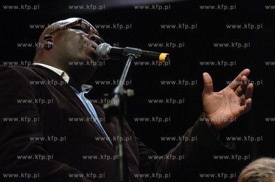 Slupsk, sala Teatru Dramatycznego. Koncert muzyki gospel...