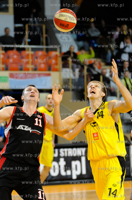 Sopot. Hala 100-lecia. Polska Liga Koszykowki. Mecz...