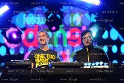 Gdansk. Plac Zebran Ludowych. Festiwal MTV Gdansk Dzwiga...