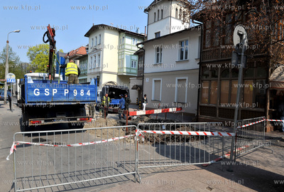 Sopot. Rozpoczal sie remont ulicy Haffnera, ktora na...