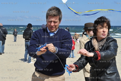 Sopot. Festiwal Latawca zorganizowany przez Baltycka...