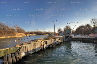 Gdansk Nowy Port. Przystan promu pasazersko samochodowego...