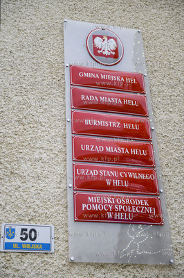Półwysep helski. Hel. Nz. Gmina Miejska Hel, Rada...