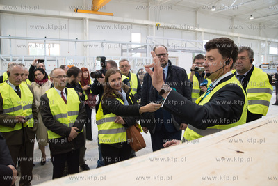 Otwarcie fabryki EKOINBUD w Gdansku. Tomasz Balcerowski...