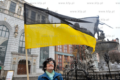 Gdansk, Dlugi Targ. Z okazji Dnia Jednosci Kaszubow...