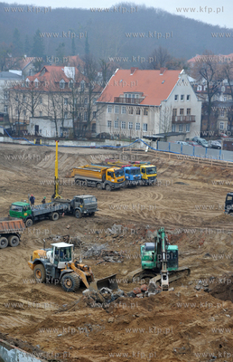 Gdansk Wrzeszcz, wykop i budowa wiezowcow Quattro Towers...