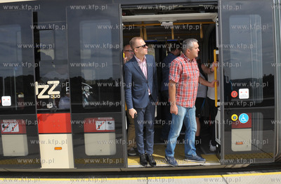 Pierwszy przejazd tramwaju nowa linią na trasie Siedlce...