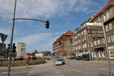 Gdansk. Okolice ul. Walowej i miejsce budowy czterech...