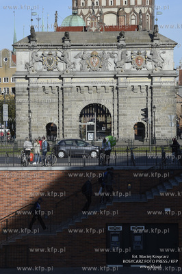 Gdańsk. Brama Wyżynna. 30.04.2019 fot. Maciej Kosycarz...