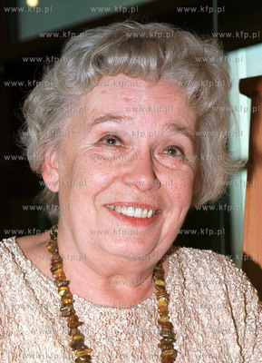 Joanna Chmielewska - pisarka 12.06.99 fot. Wojtek Jakubowski...