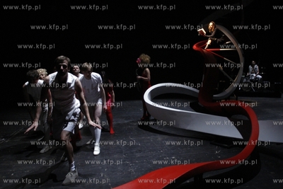 Scena Kameralna Teatru Wybrzeże w Sopocie. Próba...