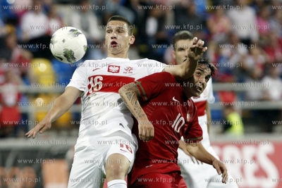 Gdynia. Mecz eliminacyjny do Mistrzostw Europy w pilce...