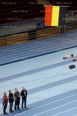 Sopot. Przygotowania hali Ergo Arena do organizacji...