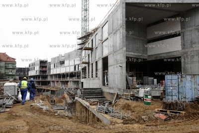 Budowa dworca kolejowego w Sopocie. 24.02.2015 fot....