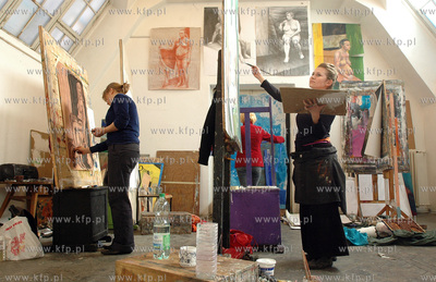 Wydzial malarstwa przy Akademii Sztuk Pieknych w Gdansku....