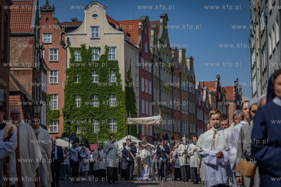 Gdańsk. Cenytralna procesja Bożego Ciała.
30.05.2024
fot....